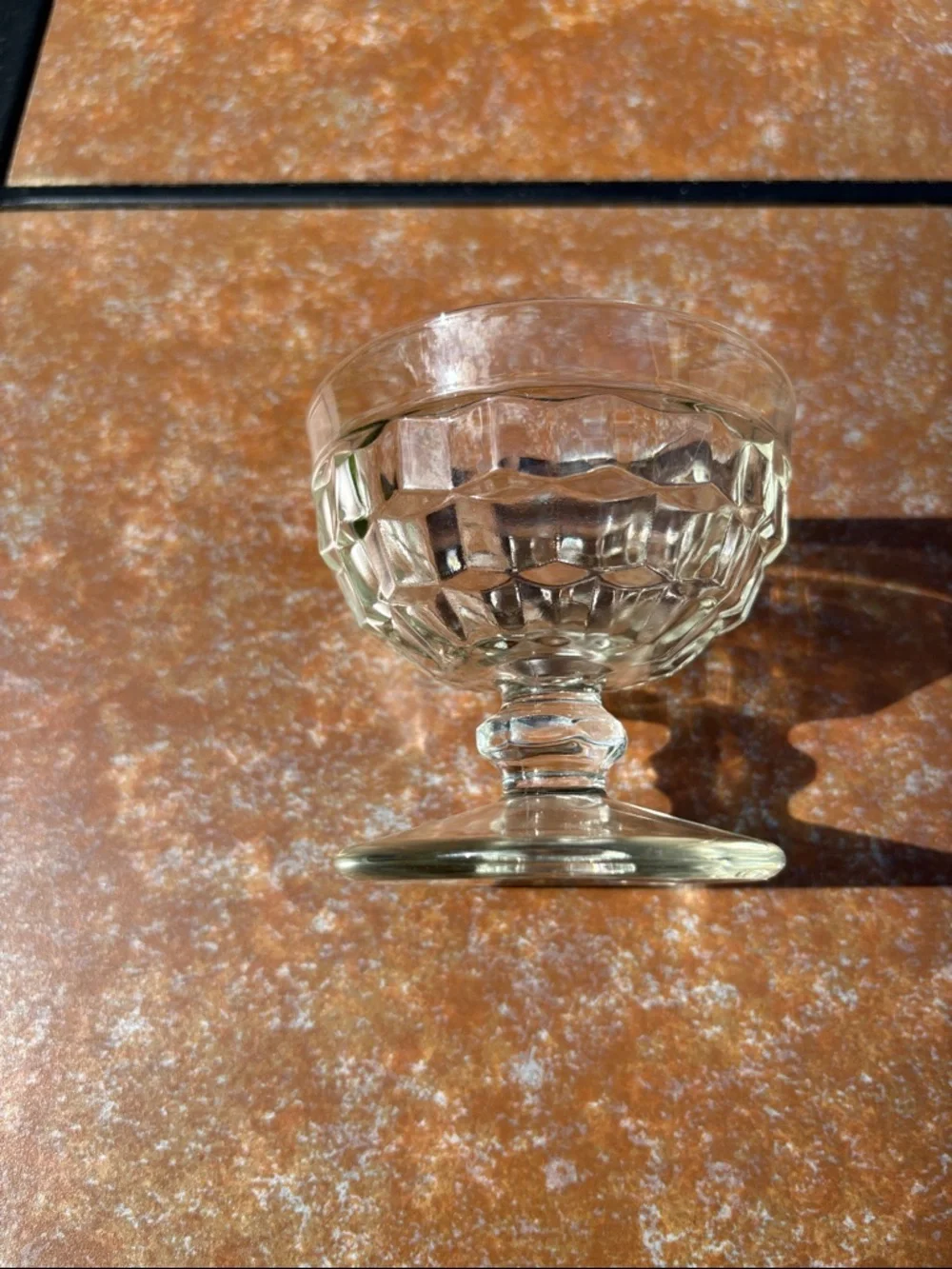 Indiana Glass Whitehall Pattern Clear Glass Dessert, Champagne  - Set of 4